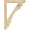 Ekena Millwork Olympic Arts & Crafts Rough Sawn Bracket, Douglas Fir, 4"W x 32"D x 44"H BKT04X32X44OLY03RDF - alternate 2